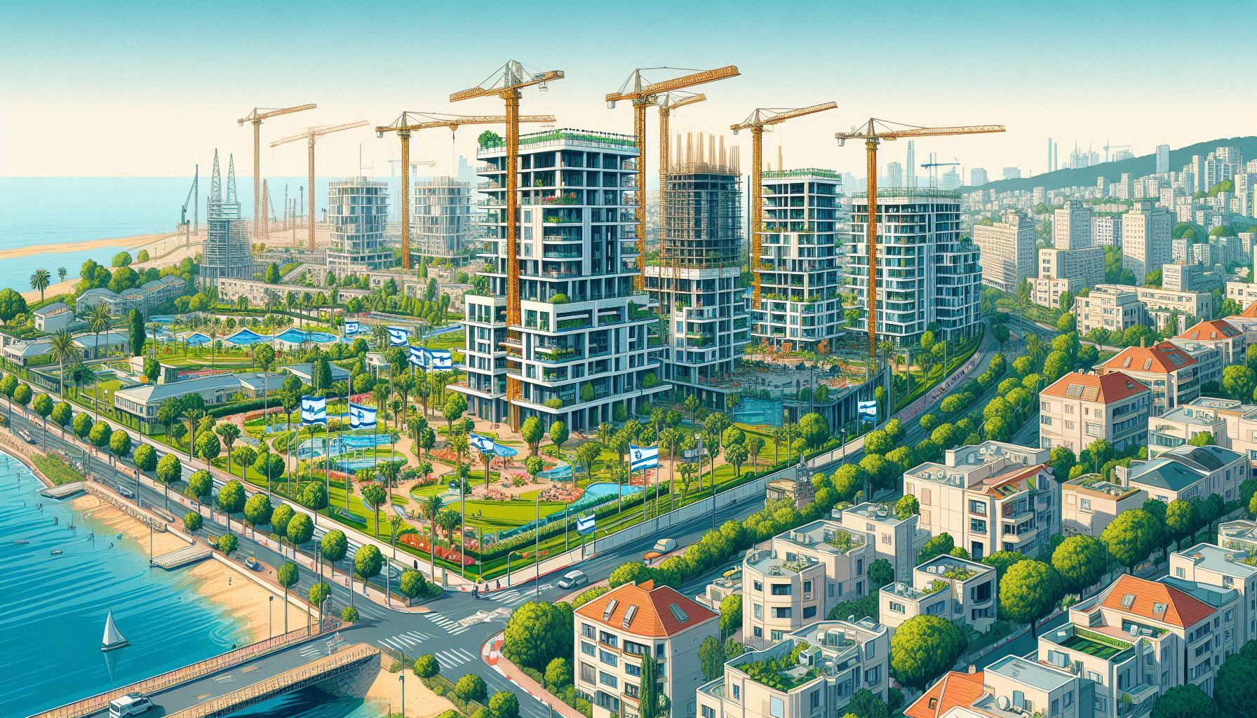 New Residential Neighborhood in Haifa : 6,000 Apartments in the South of the City